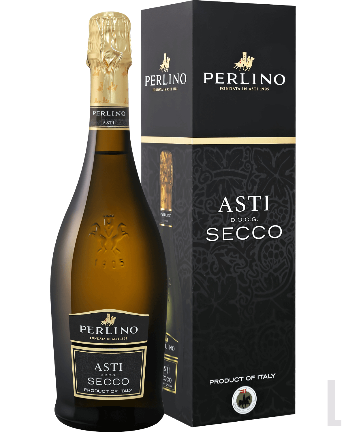 Игристое вино белое сухое Perlino Secco Asti DOCG (gift box), 0.75л —  купить Перлино Секко Асти DOCG в подарочной упаковке, Asti DOCG, Италия в  Барнауле, цена и отзывы