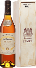 Sempe Vieil Armagnac 1983 (Подарочная упаковка)