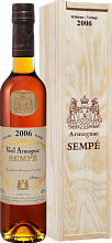 Арманьяк Sempe Vieil Vintage 2006 Armagnac AOC (Подарочная упаковка)