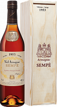 Sempe Vieil Armagnac 1953 (Подарочная упаковка)