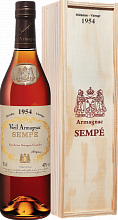 Арманьяк Sempe Vieil Armagnac 1954 (Подарочная упаковка)