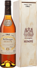 Sempe Vieil Armagnac 1961 (Подарочная упаковка)