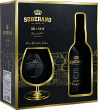 Бренди Soberano Reserva 5 Gonzalez Byass (Подарочная упаковка)